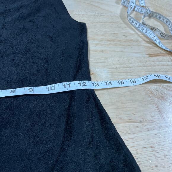 Theory NWT Micro Velvet Sleeveless Mini Dress Black Size P / XS Sheath V-Neck - Picture 8 of 12